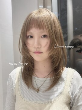 オーダー(OORDER) blond beige × hush  cut