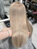【安藤新規指名】透明感たっぷり◎ブリーチなしダブルカラー+カット+TR