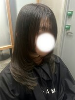 フレーム なんば店(FRAME) ♪レイヤーカット×オリーブグレージュ