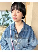 髪質改善◎大人可愛いミニボブ×30代40代艶髪/美シルエット