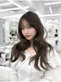 韓国スタイル/ナチュラルくびれヘア_くびれ巻き_レイヤーカット