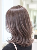 ファイブボックスヘアー 広島(five vox hair)&nbsp;【白髪染め】3ステップカラー グレージュ ミディアム(女性/40代)