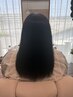 就活・実習に向けての黒染めを使わない暗髪カラー