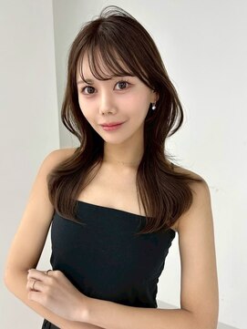ユーフォリア 銀座(Euphoria) 小顔レイヤー 韓国ロング くびれ巻き