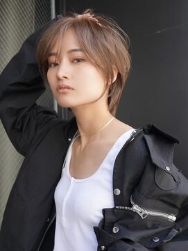 ギークス(GEEKS) 【GEEKS渋谷】ひし形ショートボブ/夏カラー/小顔/くびれショート