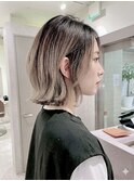 レイヤーショートボブ/韓国風/20代30代40代50代/顔周りカット