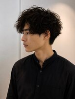 トリッカ 代官山(tricca)&nbsp;無造作パーマ/マッシュ/波巻きパーマ/黒髪メンズショートUP