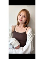 サンド クリア 横浜本店(sand clear)&nbsp;くびれる大人ミディアムレイヤーボブ