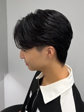 エルマーク 本山(L-MARK) マッシュヘア/黒髪/メンズカット/men's/フェザーパーマ