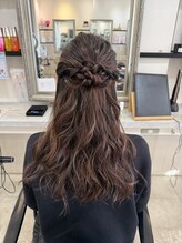 シェイプスヘアデザイン 自治医大店(Shape's hair design)&nbsp;ハーフアップ