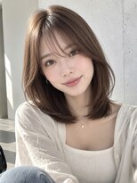 ノア(NOA) 【NOA】韓国風ミディアムレイヤー×顔まわりレイヤー艶ブラウン