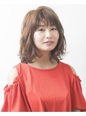 《Eden》ミルクティーカラー×ふわミディ◎30代40代