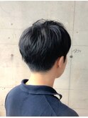 フェザーマッシュワイルドアップバングトランクスヘア