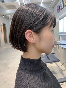 テトヘアー(teto hair) ミニマムボブ、前下がりボブ、シルキーボブ