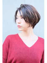 ヘアサロン ガリカ 表参道(hair salon Gallica) 【東 純平】大人かわいい 小顔 丸みショートボブ