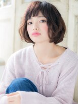 クオーレ ヘア アンジュ 水戸店(CUORE HAIR ange)&nbsp;*ange水戸*…カッコかわいい厚めバングくせ毛風フェミニンボブa