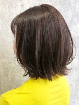 ジーナ 札幌(Zina) 【Zina札幌】フリンジウェーブ前髪大人かわいいココアブラウン