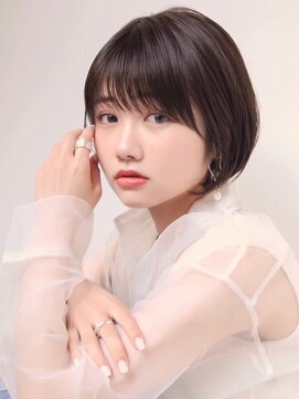 コクーン(Cocoon) ナチュショートボブ☆＃Aラインボブ＃マロンベージュ