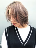ソフトウルフベージュ_ハイライトカラーオリーブカラー_ba280402