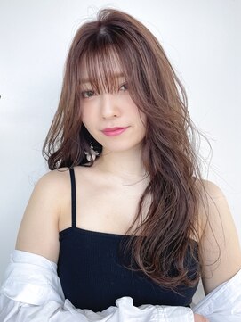 シェル 津山の手店(shel) 顔まわりレイヤー20代30代髪質改善トリートメント透明感ロング