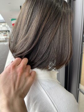 ニコル(NICOLL) 透明感ベージュ×ナチュラルボブ