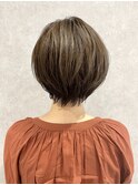 前髪長めショート