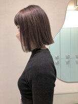 ルヴェール(Le Vert)&nbsp;切りっぱなしボブ × ラベンダーグレージュ