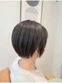 20代30代40代に人気の丸みショートボブ