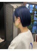 ぱつっとボブ