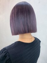 アイティーバイアルバム 藤沢店(IT by ALBUM)&nbsp;パープルボブ_チェリーブラウンフェミニンロング_ba407971