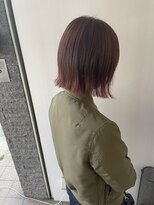 コレロ ヘアー(KORERO hair)&nbsp;ピンク×切りっぱなし