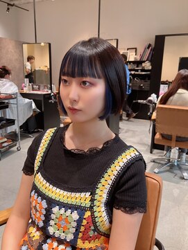 アリーズ(ALLYS) インナーカラー blue @rrchimu