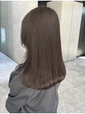 暗めでも透明感溢れるブラウンベージュ◎