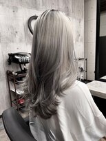スターズ 川越店(STARS)&nbsp;シルバーベージュカラー　透明感　レイヤーカット　ウェーブ