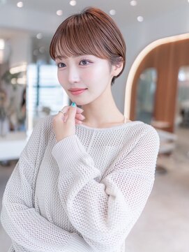 イオ 本厚木(io) 20代30代ショートボブ顔まわりレイヤーワイドバング小顔