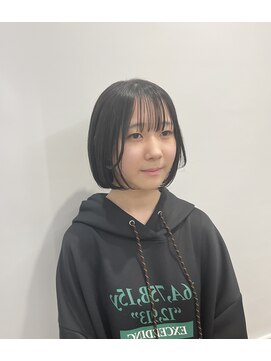 モリオフロムロンドン 松戸店(Morio from London) 【松戸 藤原】あごラインボブ黒髪