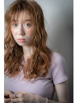 カバーヘア ブリス 戸田公園西口店(COVER HAIR bliss)&nbsp;カーキベージュ外国人風エアリーロングw戸田公園10代20代30代