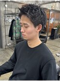 【Lond GULLMAN江村】刈り上げない前上がりスパイキーショート