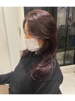 ガリカ 渋谷(Gallica)&nbsp;【mami】大人ゆるふわラベンダーココアブリーチなしダブルカラー