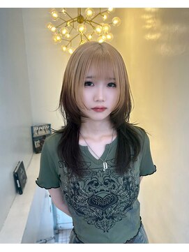 キイ 原宿 表参道(K.e.y) ルーツカラー／デザインカラー／ウルフ