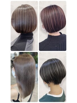 美容室フルール 20代30代40代髪質改善カラーミルクティアッシュ韓国ヘア