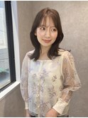 外ハネミディ