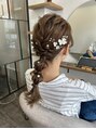 シア 新小岩店(SHEER) ヘアセットもハーフアップ、編みおろしなんでもお任せください♪