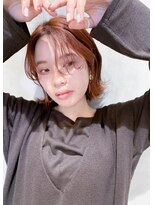 イル(ill)&nbsp;外ハネ　オレンジカラー