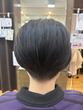 ジャストヘア ラポール 北久里浜店(just hair RAPPOR) 【根岸真奈美】ブルーブラック/ショート/2セクション