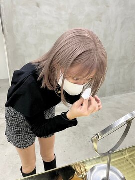 ミーム 原宿 表参道(meme) ダブルカラーハイトーンカラーケアブリーチインナーカラー#原宿