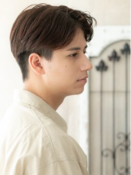 グルーミングサロン バーバー キャッスル 北浦和西口(Grooming salon Barber Castle) 20代30代ダークアッシュ韓国フェザーショートG北浦和