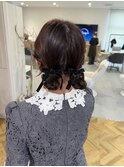 結婚式ツインアレンジ