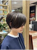 大人かわいいショート
