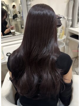 ザックラフィネ(ZACC raffine) ラベンダーブラウン/ワンカラー/レイヤーカット